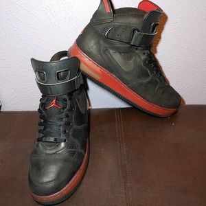 Jordan Fusion 6 Black Infrared 343064-062 Mens size US 12.5